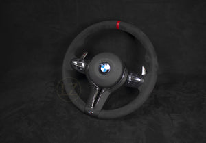 BMW F10/F11 Komplett Facelift Alcantara Ratt Carbon innerdel - LZ-Customs