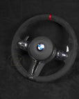 BMW F10/F11 Komplett Facelift Alcantara Ratt Carbon innerdel - LZ-Customs