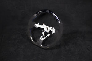 Nissan GTR R35 Alcantara/Carbon LED ratt Blå detaljer - LZ-Customs