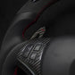 BMW E8X/E9X Skinn/Alcantara LED Ratt med Carbon paddles Røde Detaljer - LZ-Customs