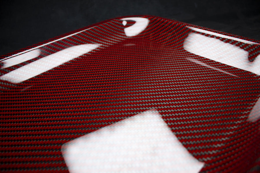 LZ Carbon Tray Rød - LZ-Customs