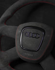 Audi B8 Alcantara Ratt Røde Detaljer - LZ-Customs