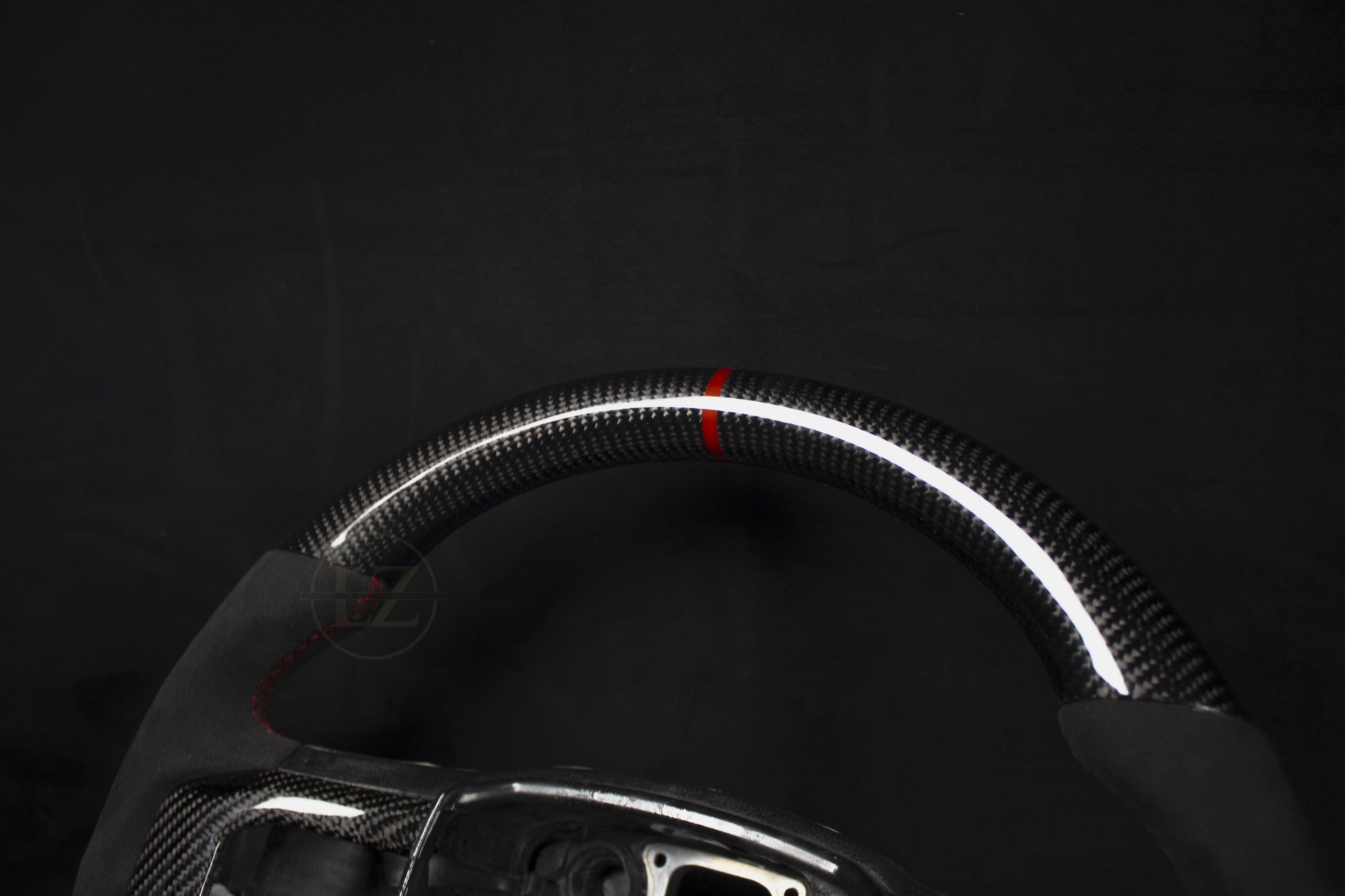 Ford F-150 Carbon og Alcantara Ratt Røde Detaljer - LZ-Customs