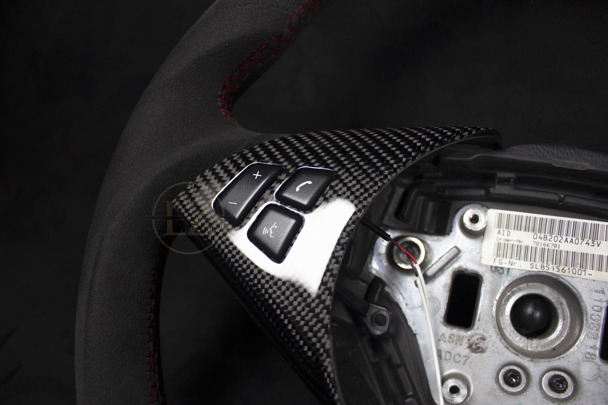 BMW E60, E61 Alcantara LED Ratt Rød Detaljer - LZ-Customs