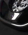 BMW E6X Carbon/Skinn Ratt Røde Detaljer - LZ-Customs