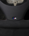BMW E8X/E9X Alcantara/Skinn Ratt, Rød Detaljer - LZ-Customs