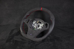 BMW E5X Alcantara/Skinn Ratt Røde Detaljer - LZ-Customs