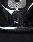 BMW E8X/E9X Carbon/Skinn Ratt, Røde detaljer - LZ-Customs