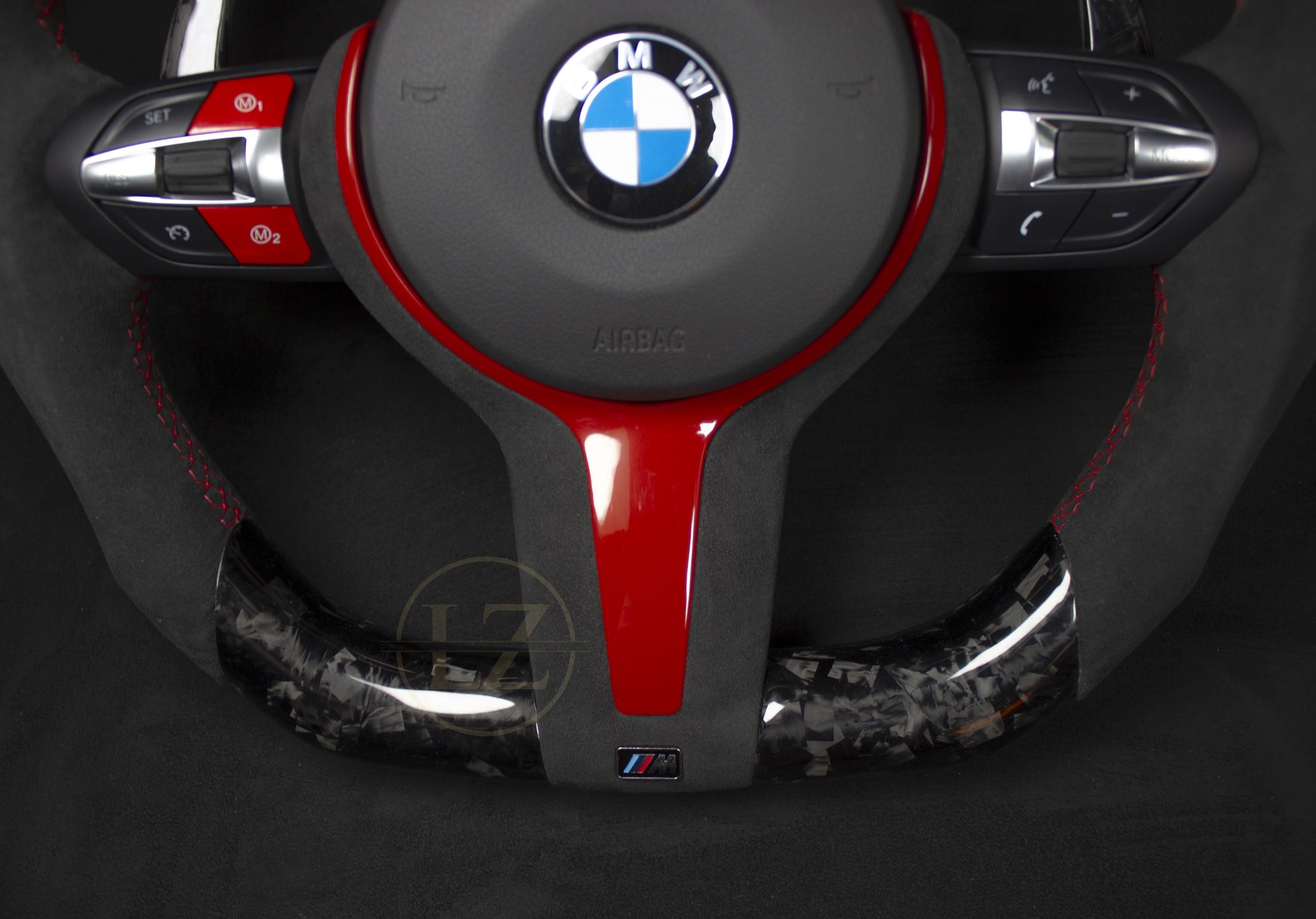 BMW F2X,3X,8X Forged Carbon Ratt, LED Røde Detaljer - LZ-Customs