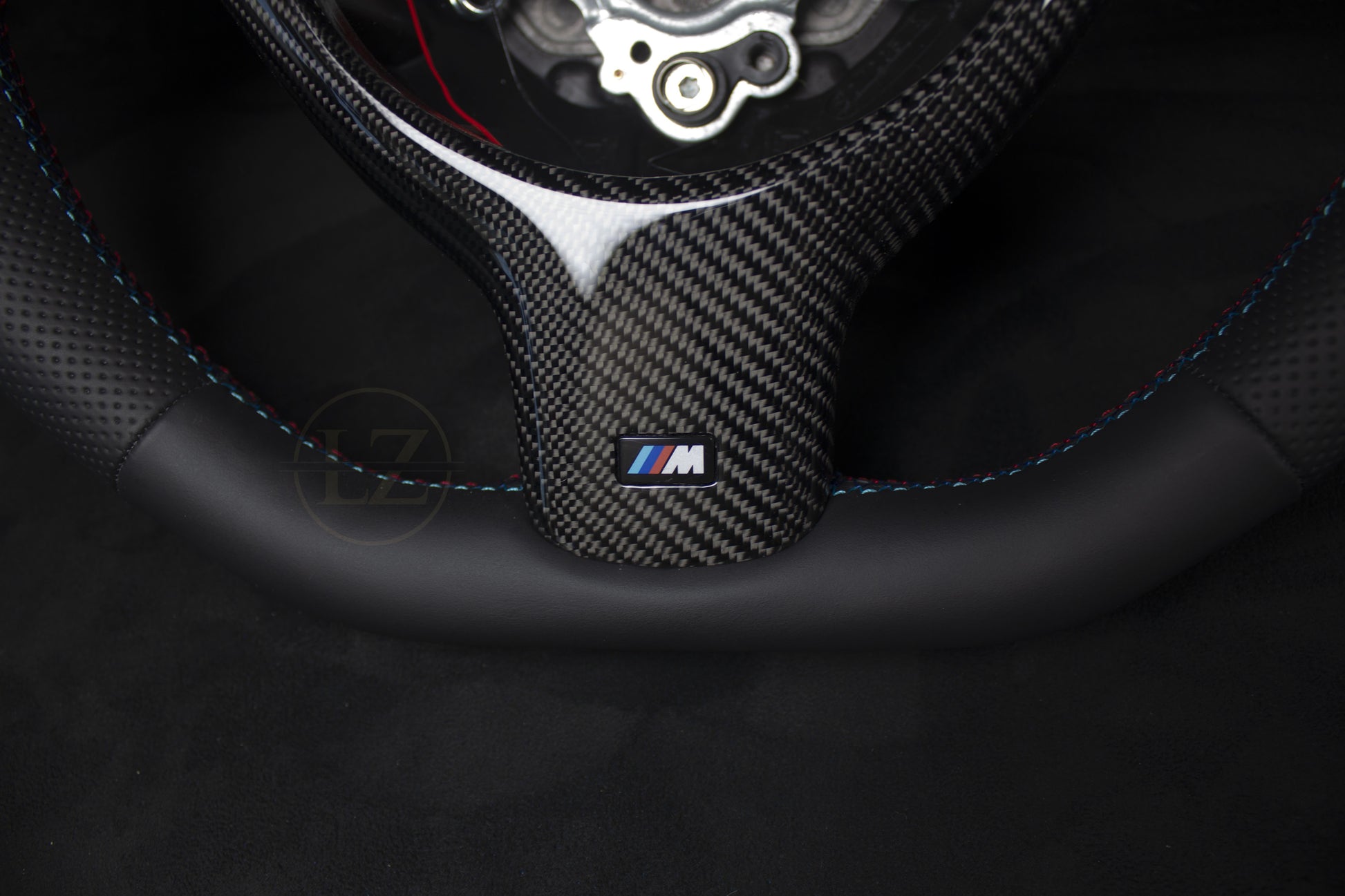 BMW E46 Skinn LED Ratt Røde Detaljer - LZ-Customs