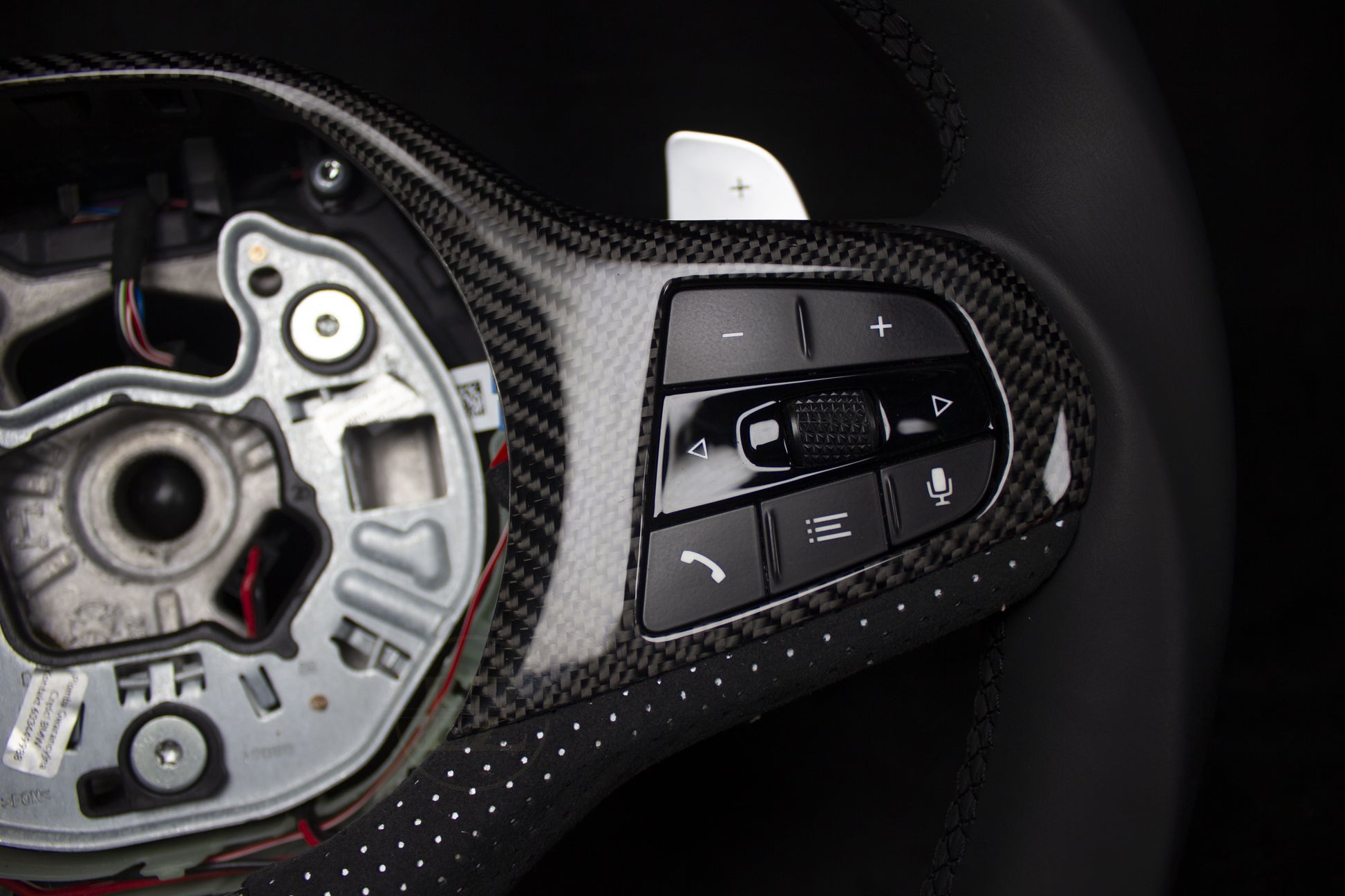 BMW G-Serie G80/G82/G20/G30 Alcantara/Skinn Ratt - LZ-Customs