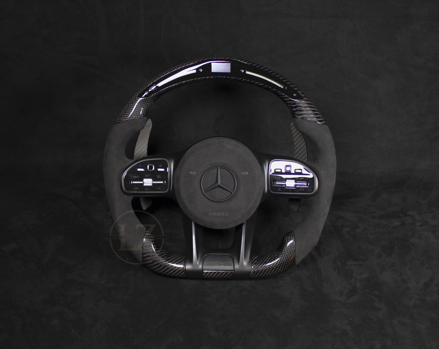 Mercedes-Benz C63 AMG Carbon/Alcantara LED Ratt Blackout - LZ-Customs