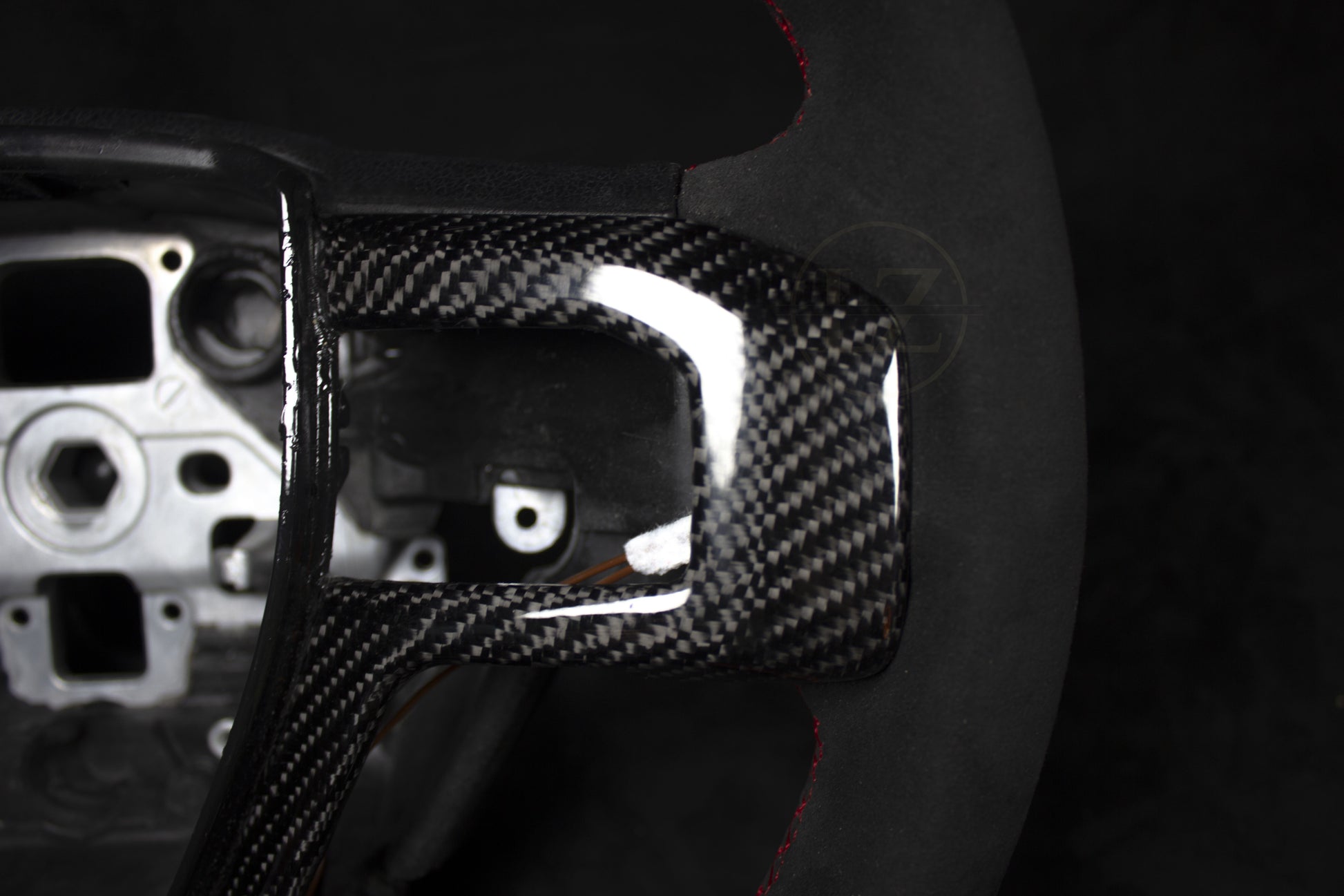 Ford F-150 Carbon og Alcantara Ratt Røde Detaljer - LZ-Customs