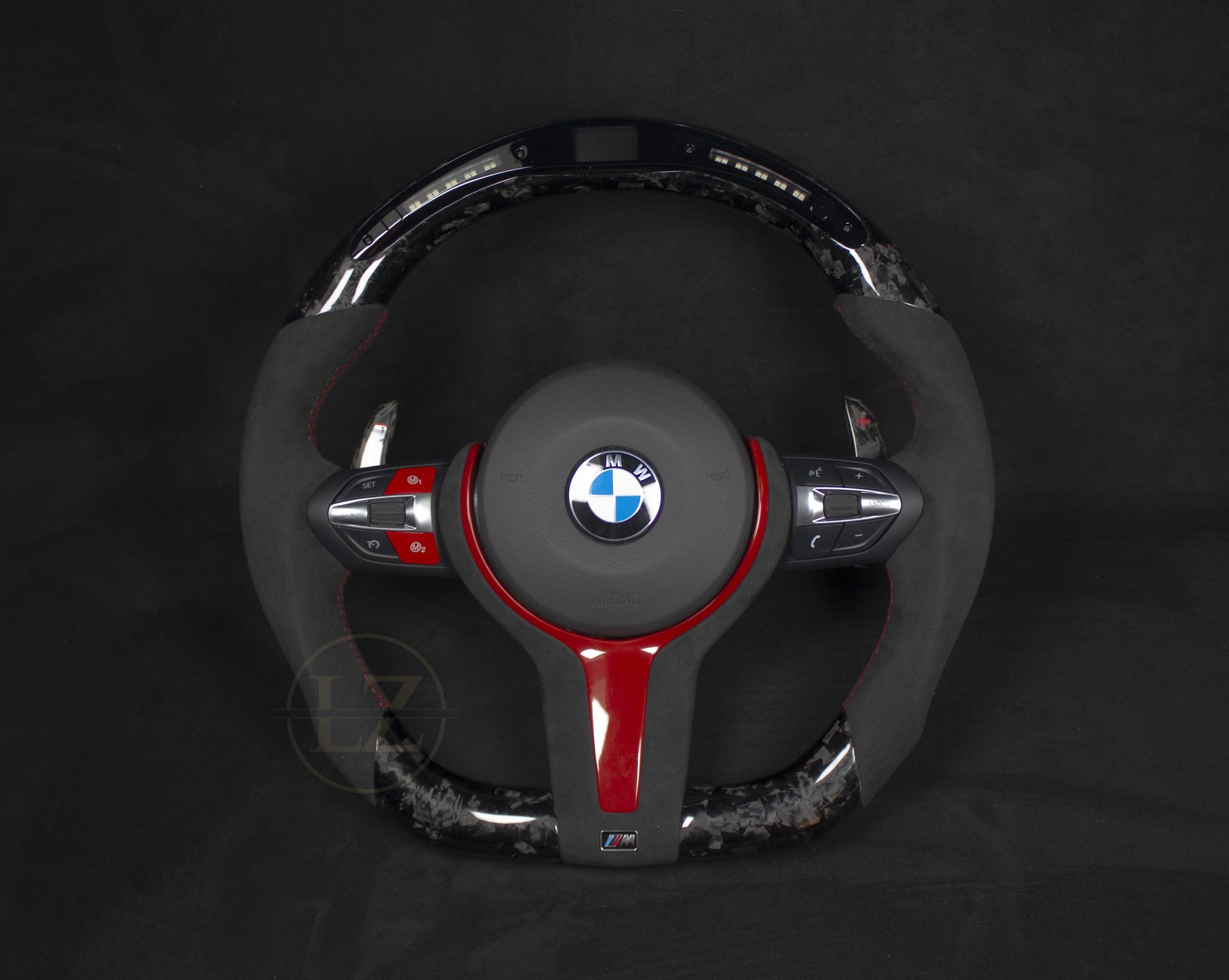 BMW F2X,3X,8X Forged Carbon Ratt, LED Røde Detaljer - LZ-Customs