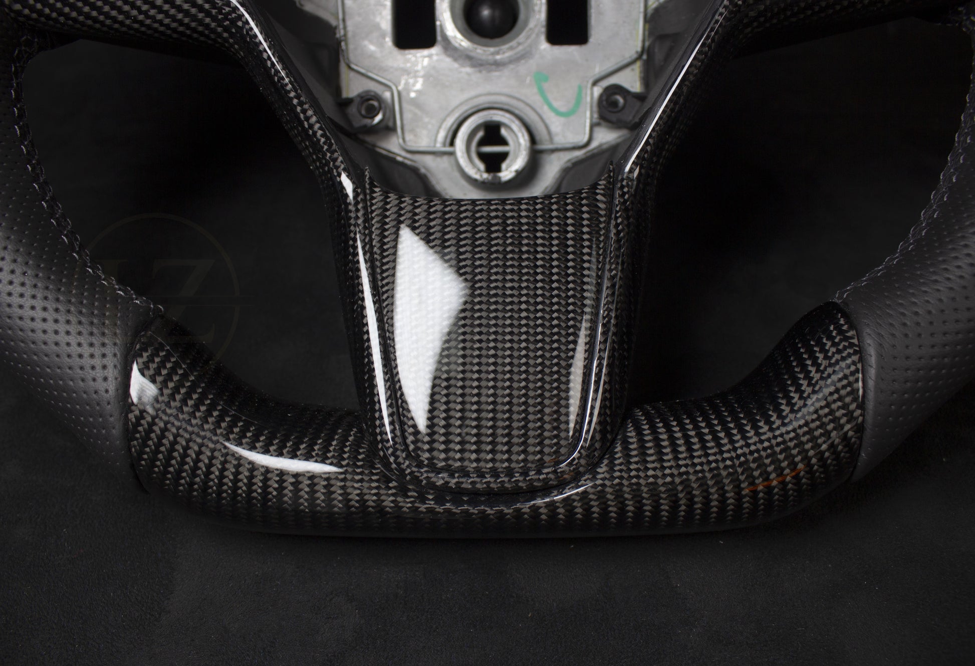 Tesla Model 3/Y Skinn/Carbon Ratt Grå Detaljer - LZ-Customs