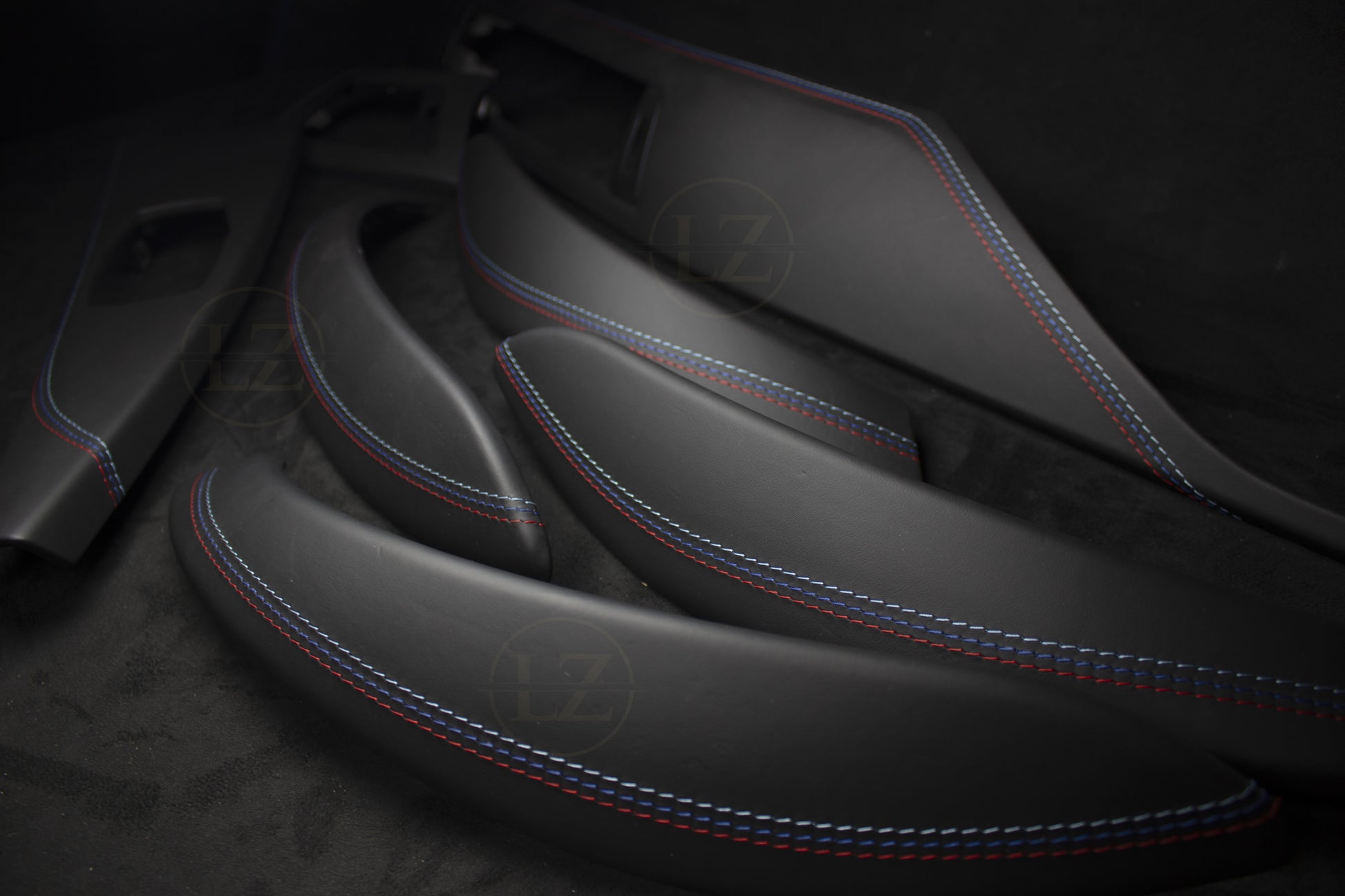 BMW F30,F80,F32,F82,F31,F36 Nappa Skinn Interiør Lister M-Sømmer - LZ-Customs