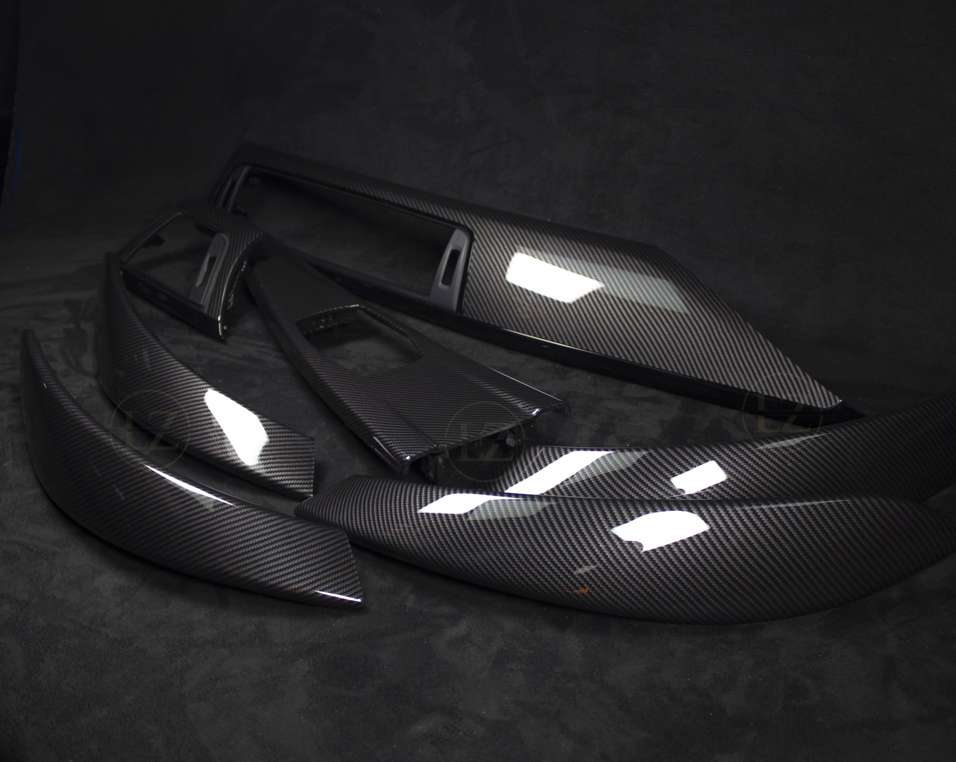 BMW F30,F80,F32,F82,F31,F36 Carbon Fiber Interiørlister LZ-Light - LZ-Customs