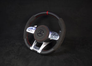 Mercedes-Benz C63 AMG Alcantara/Skinn Ratt - LZ-Customs