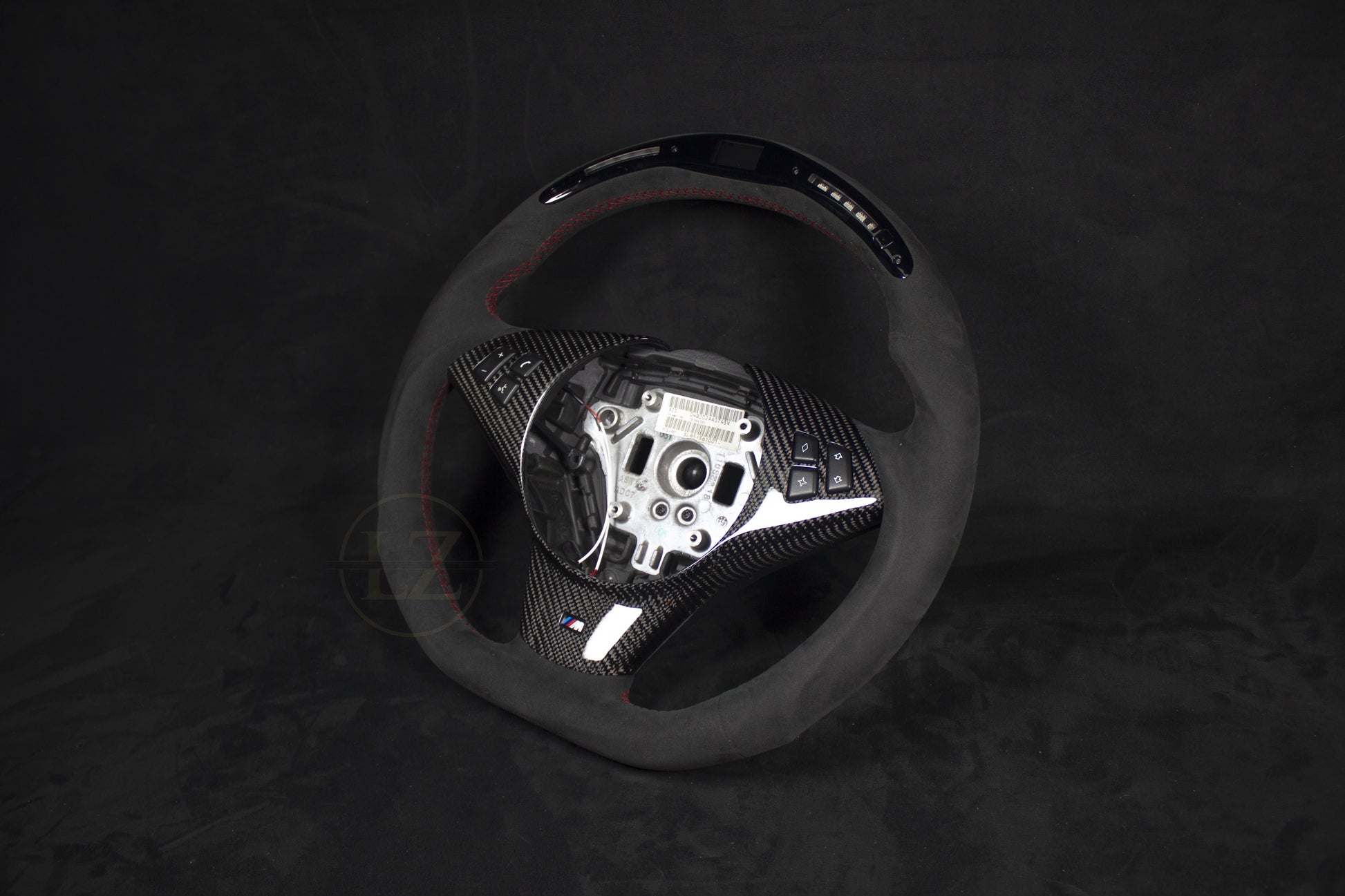 BMW E60, E61 Alcantara LED Ratt Rød Detaljer - LZ-Customs