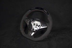 BMW E60, E61 Alcantara LED Ratt Rød Detaljer - LZ-Customs