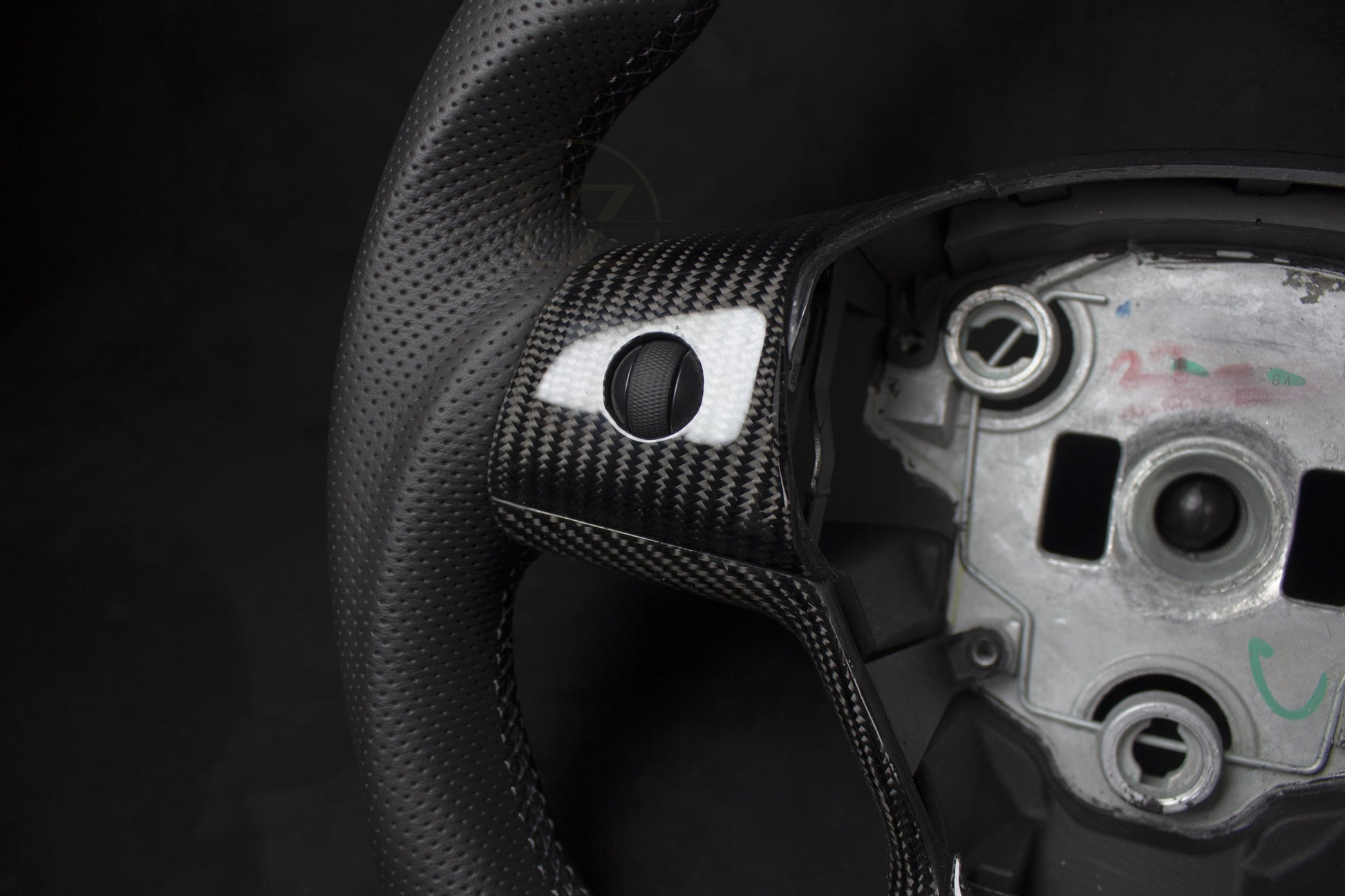 Tesla Model 3/Y Skinn/Carbon Ratt Grå Detaljer - LZ-Customs