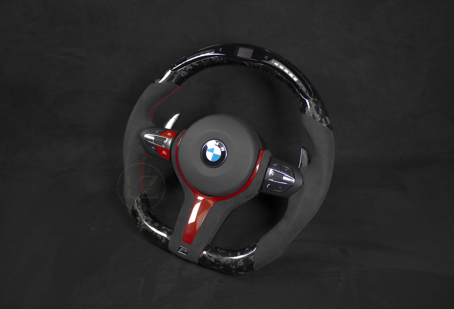 BMW F2X,3X,8X Forged Carbon Ratt, LED Røde Detaljer - LZ-Customs