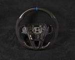 Volvo Carbon/Alcantara Ratt Blå Detaljer - LZ-Customs