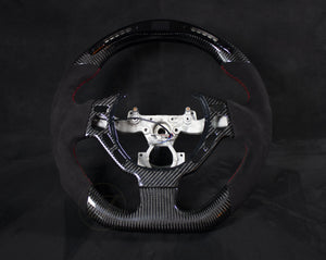 Nissan GTR R35 Alcantara/Carbon LED ratt - LZ-Customs