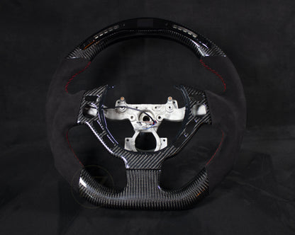 Nissan GTR R35 Alcantara/Carbon LED ratt - LZ-Customs