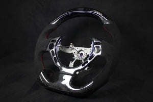Nissan GTR R35 Alcantara/Carbon LED ratt - LZ-Customs